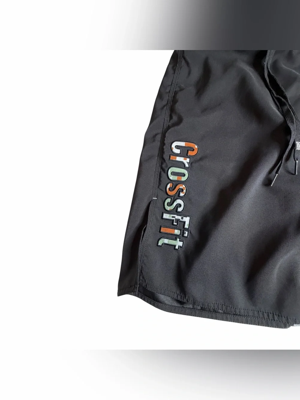 Official CrossFit Gear Men's XL Board Shorts Black Camo Gusset